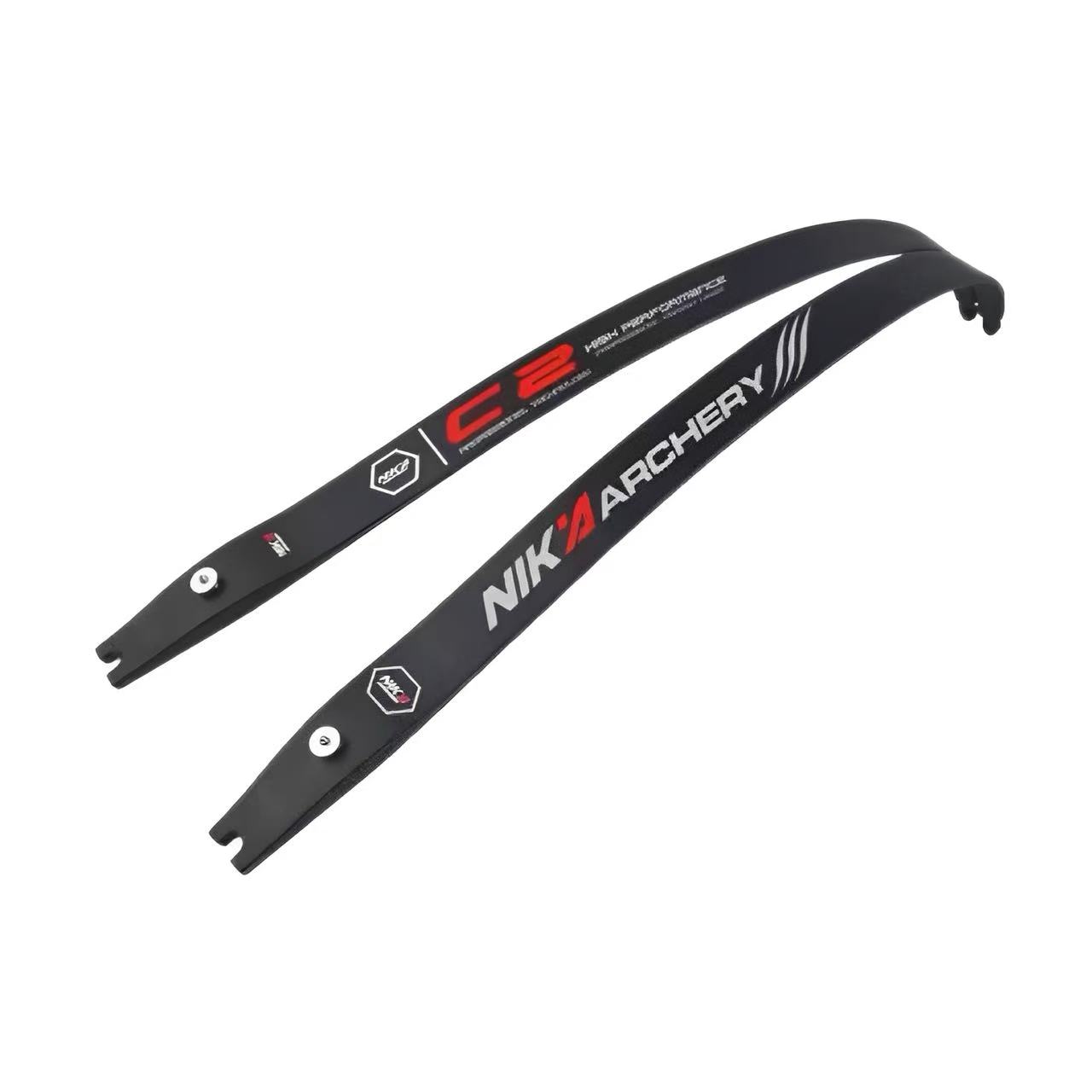 Archery Target Face - 1 Paar 12-50lbs Recurve-Bogenarme aus Kohlefaser
