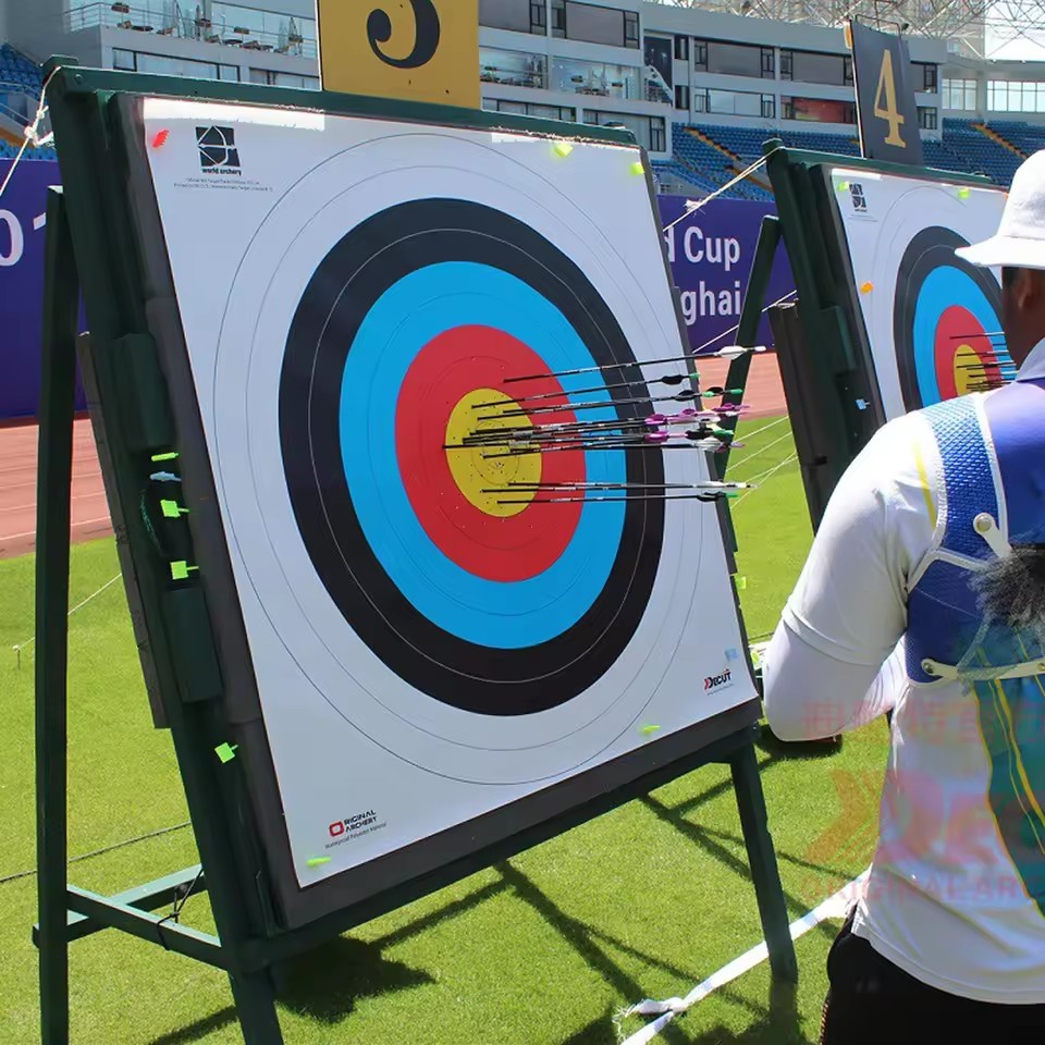 Archery Target Face - DECUT Bogenschießen-Zielpapier, 122 cm, 80/60/40 cm,