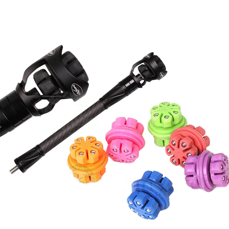 Archery Target Face - Bunter Stoßdämpfer für Bogenschießen, Elastischer Stabilisator,