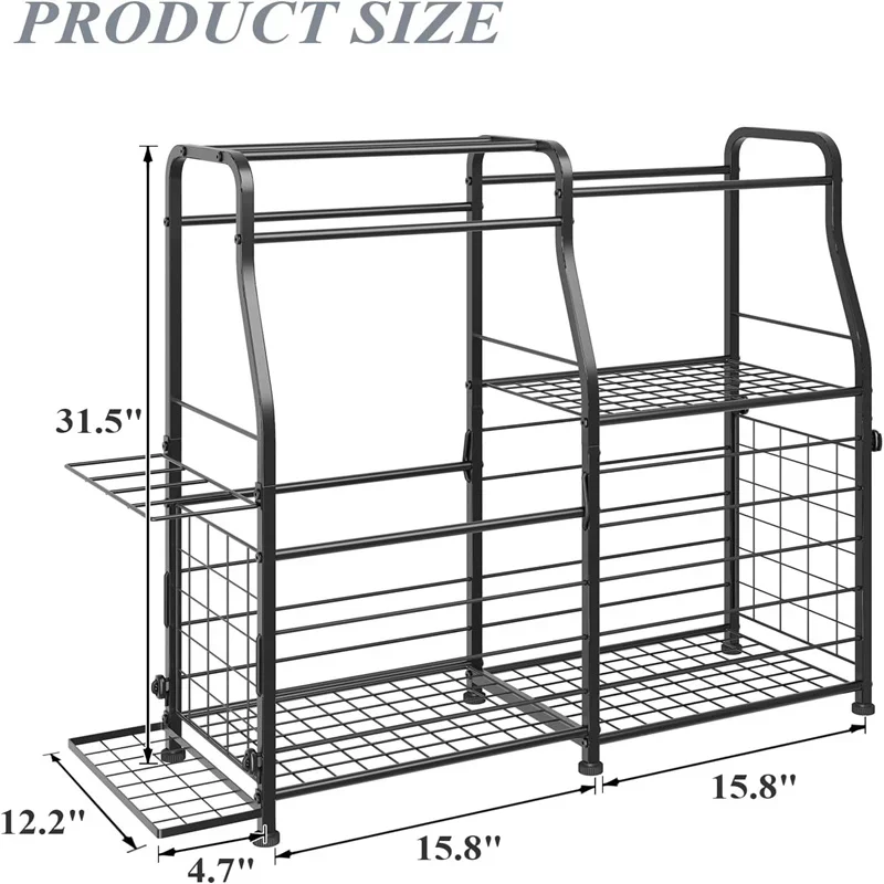 Sports Equipment Garage Storage - 2026 Ball-Aufbewahrungsregal Garagen-Organizer-System für drinnen und