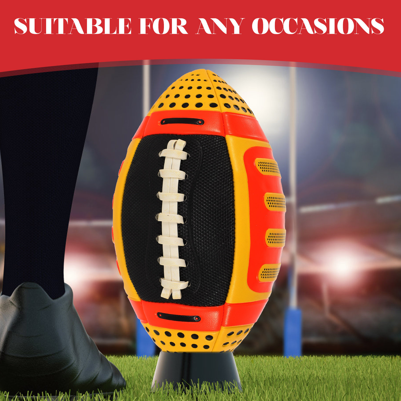 Rugbyball aus hochwertigem PU- – Rugby Training Ball Bewertung und Preis
