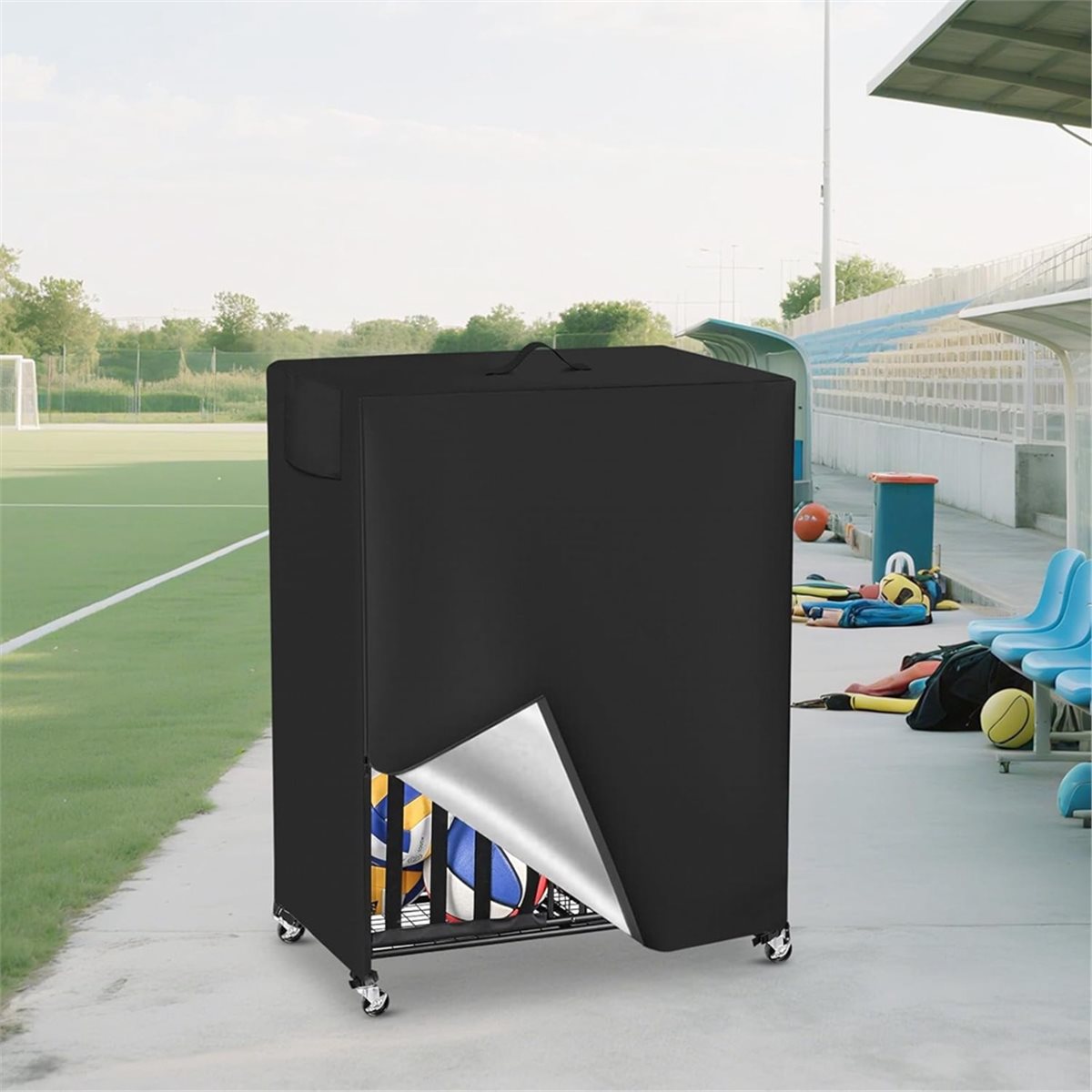 Basketball Rack Abdeckung Gara – Sports Equipment Garage Storage Bewertung und Preis