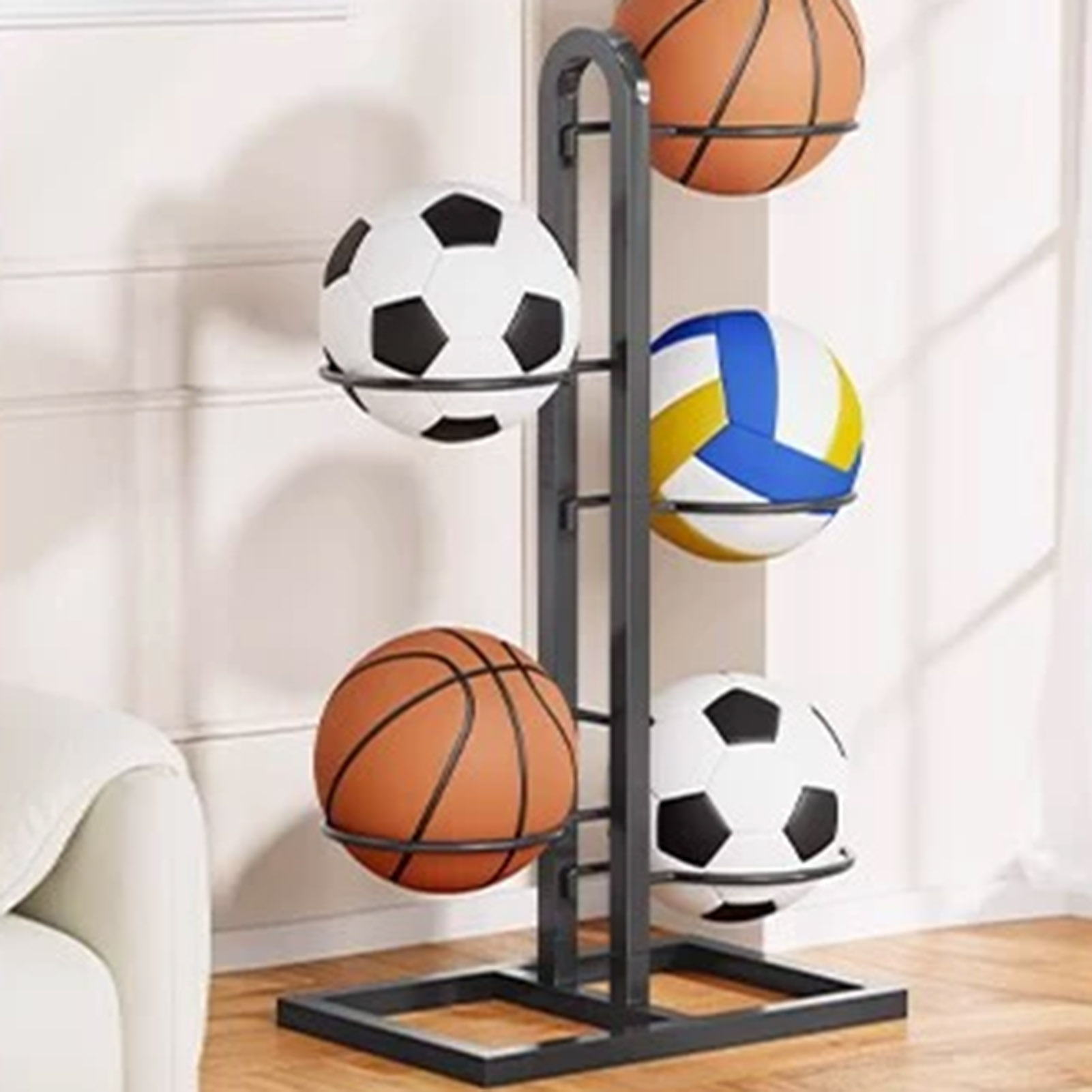 Faltbarer Basketballständer, m – Sports Equipment Garage Storage Bewertung und Preis