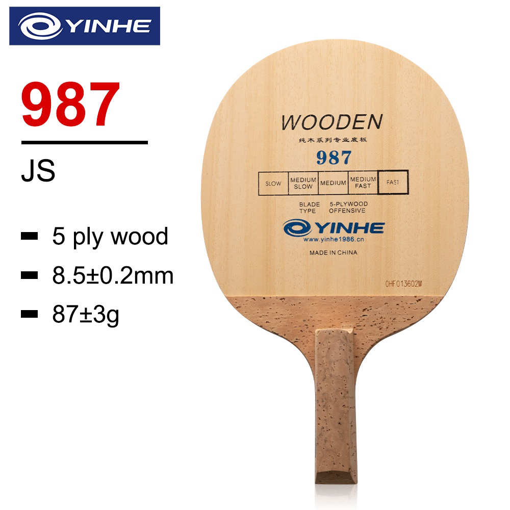 Yinhe 987 Tischtennisschläger  – Cricket Bat Tape Ball Bewertung und Preis