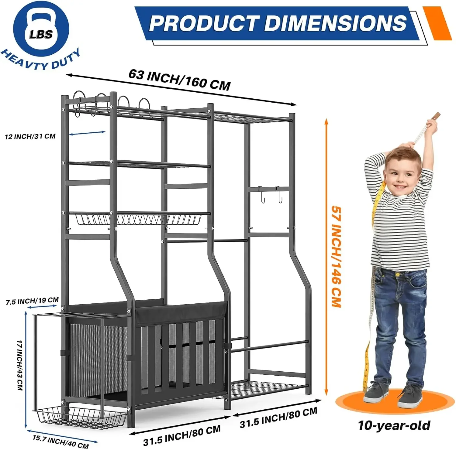 Robuster Garagen-Sportgeräte-O – Sports Equipment Garage Storage Bewertung und Preis