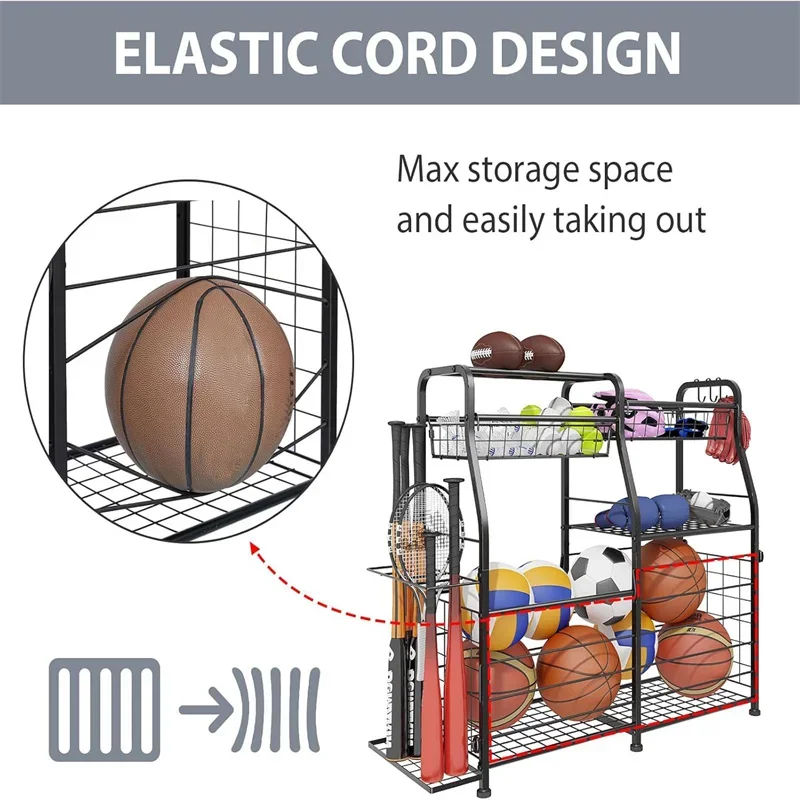 2026 Ball-Aufbewahrungsregal G – Sports Equipment Garage Storage Bewertung und Preis